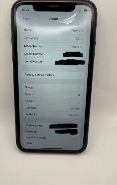 iPhone 11 (64GB, Black) - Fully Functional