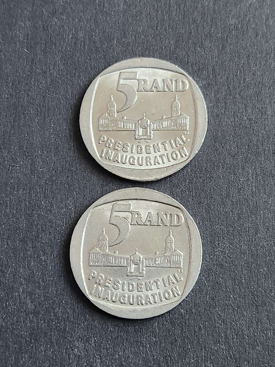 2 x Presidential Inauguration R5 1994 - as per photograph