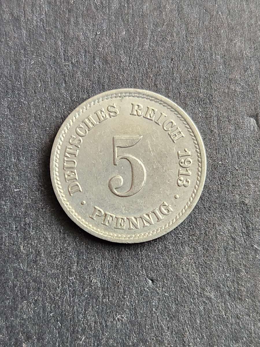 Deutsches Reich 5 Pfennig 1913 - as per photograph