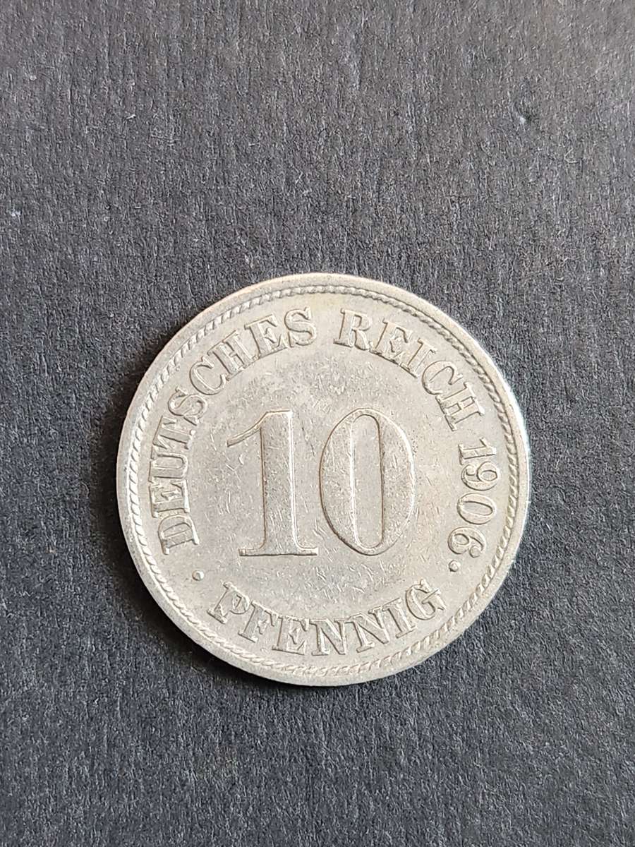 Deutsches Reich 10 Pfennig 1906 - as per photograph
