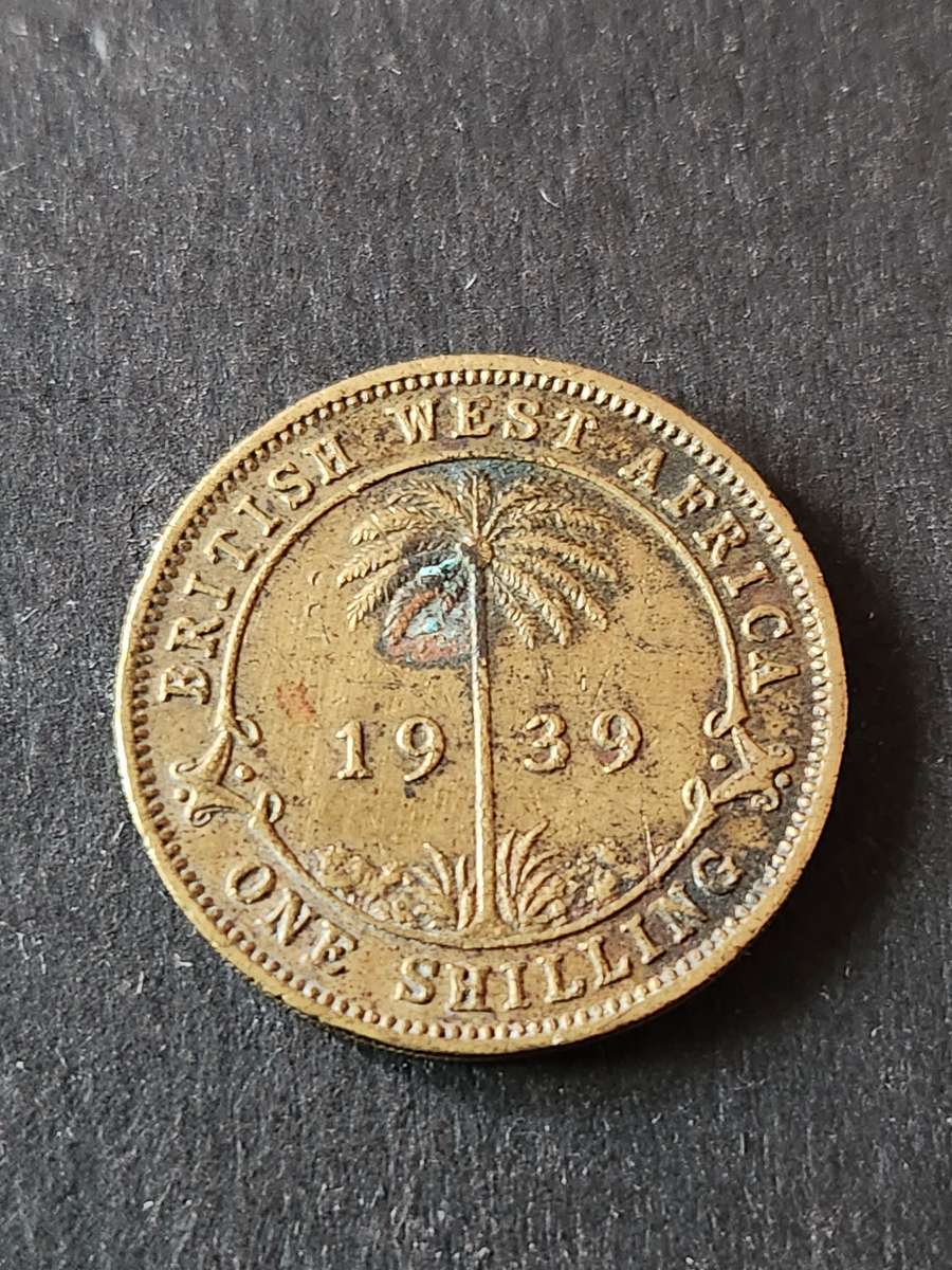 British West Africa One Shilling 1939 - as per photograph
