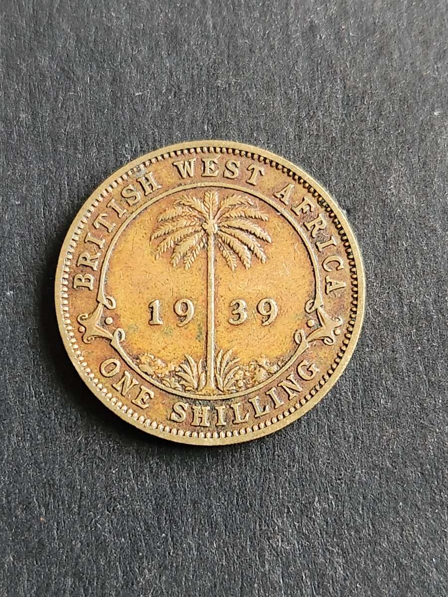 British West Africa One Shilling 1939 - as per photograph