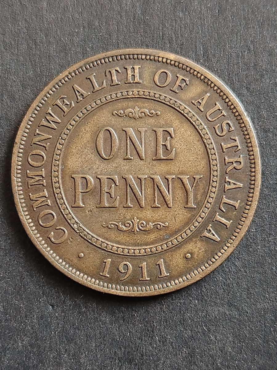 Commonwealth of Australia One Penny 1911 - as per photograph