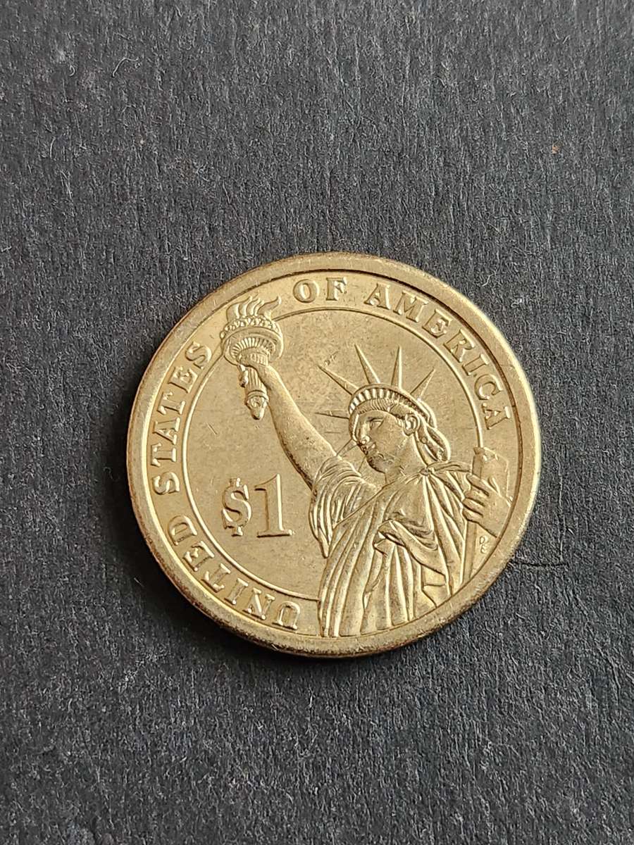 USA One Dollar 2007 James Madison 4th President 1809-1817 - as per photograph