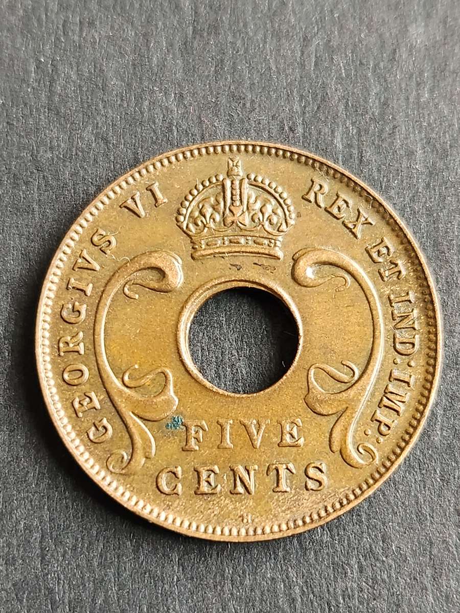 East Africa 5 Cents 1937 (nice condition) - as per photograph