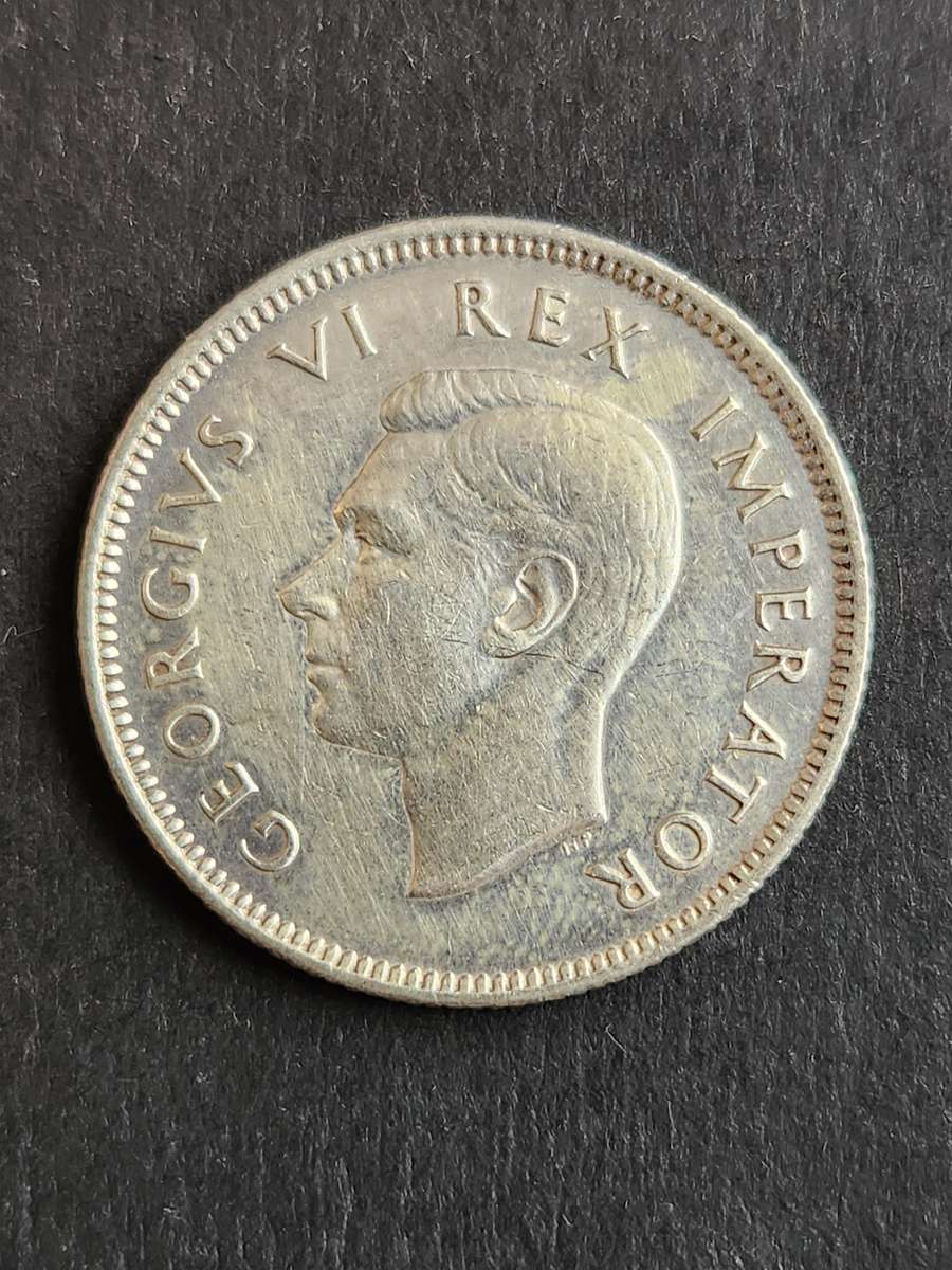 Union One Shilling 1937 Silver (nice condition) - as per photograph