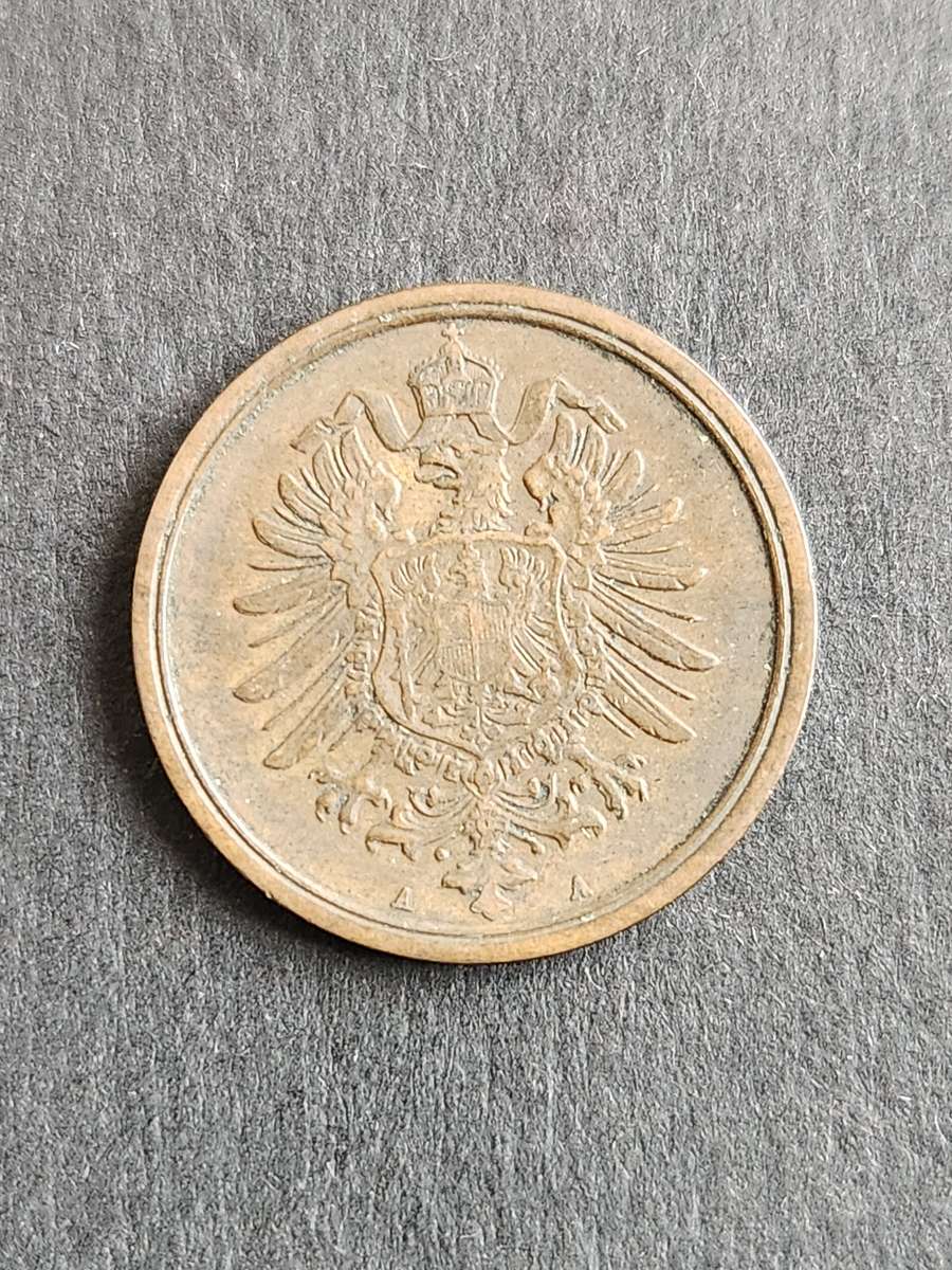 Deutsches Reich 2 Pfennig 1875  - as per photograph