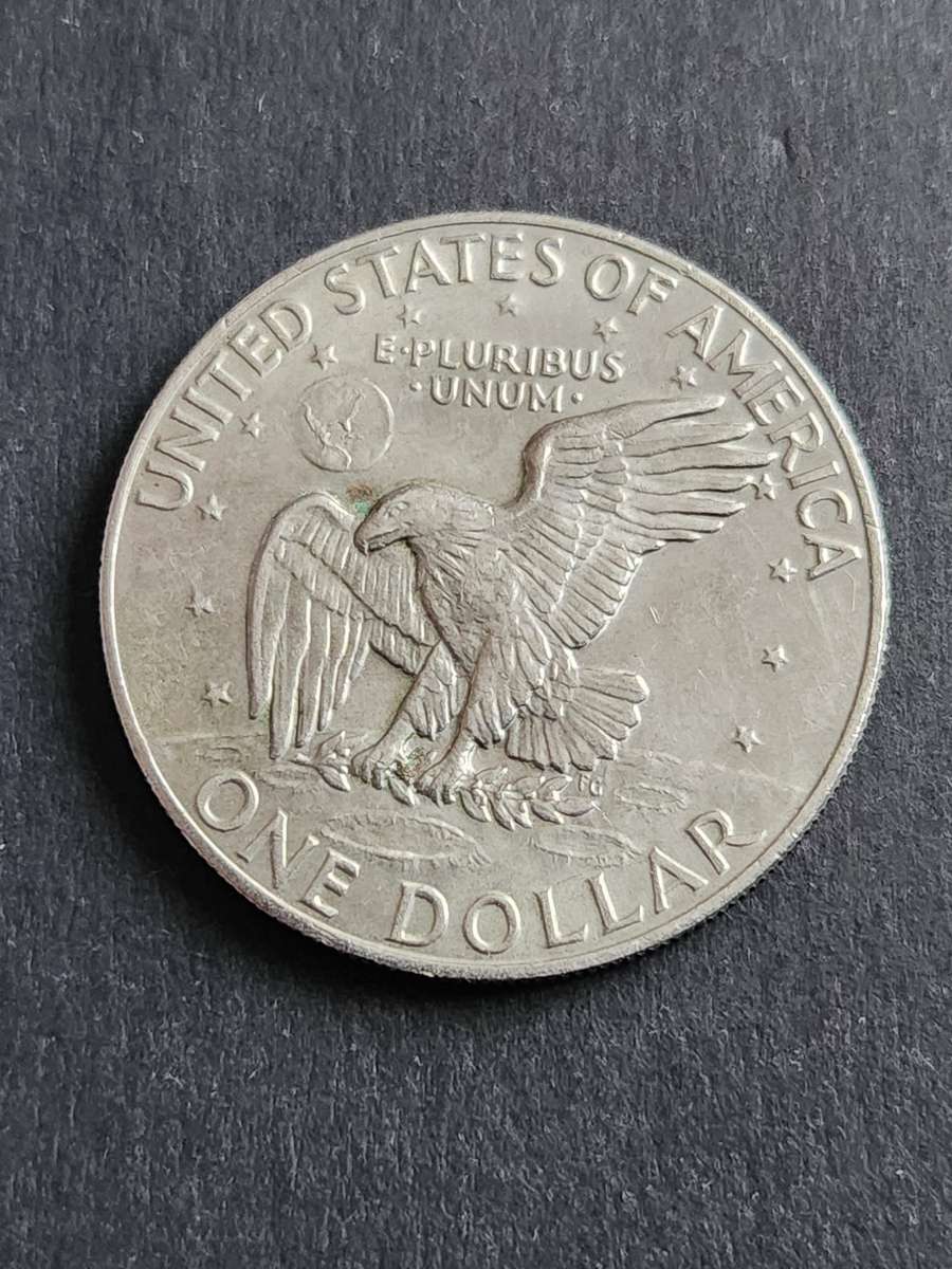 USA Eisenhower One Dollar 1974 - as per photograph