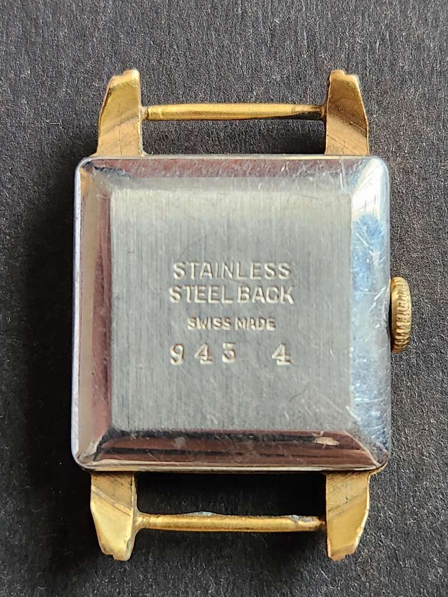 Vintage Avia 15 Jewels Mechanical Wrist Watch Rolled Gold (missing hands/balance wheel moves) not wk