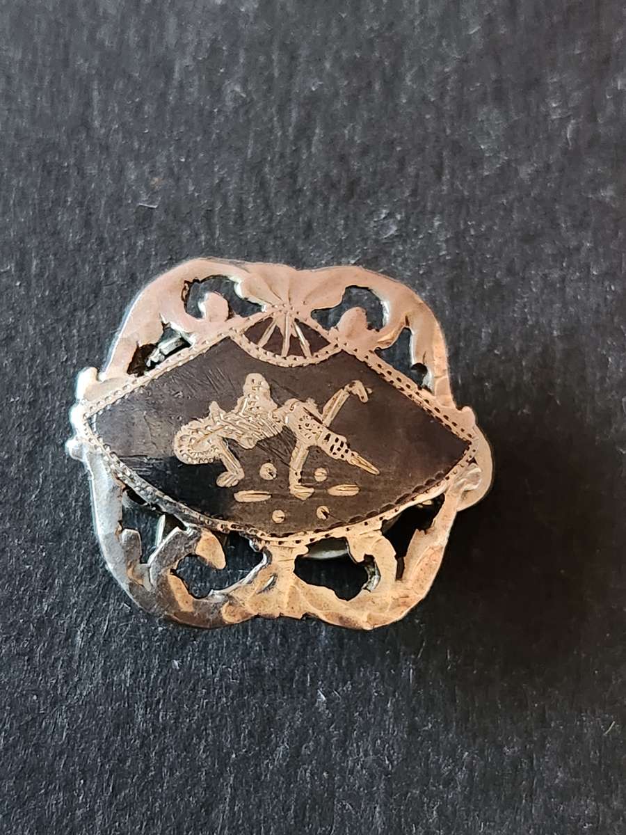 Vintage Siam Sterling Silver Earrings 4.9g - as per photograph