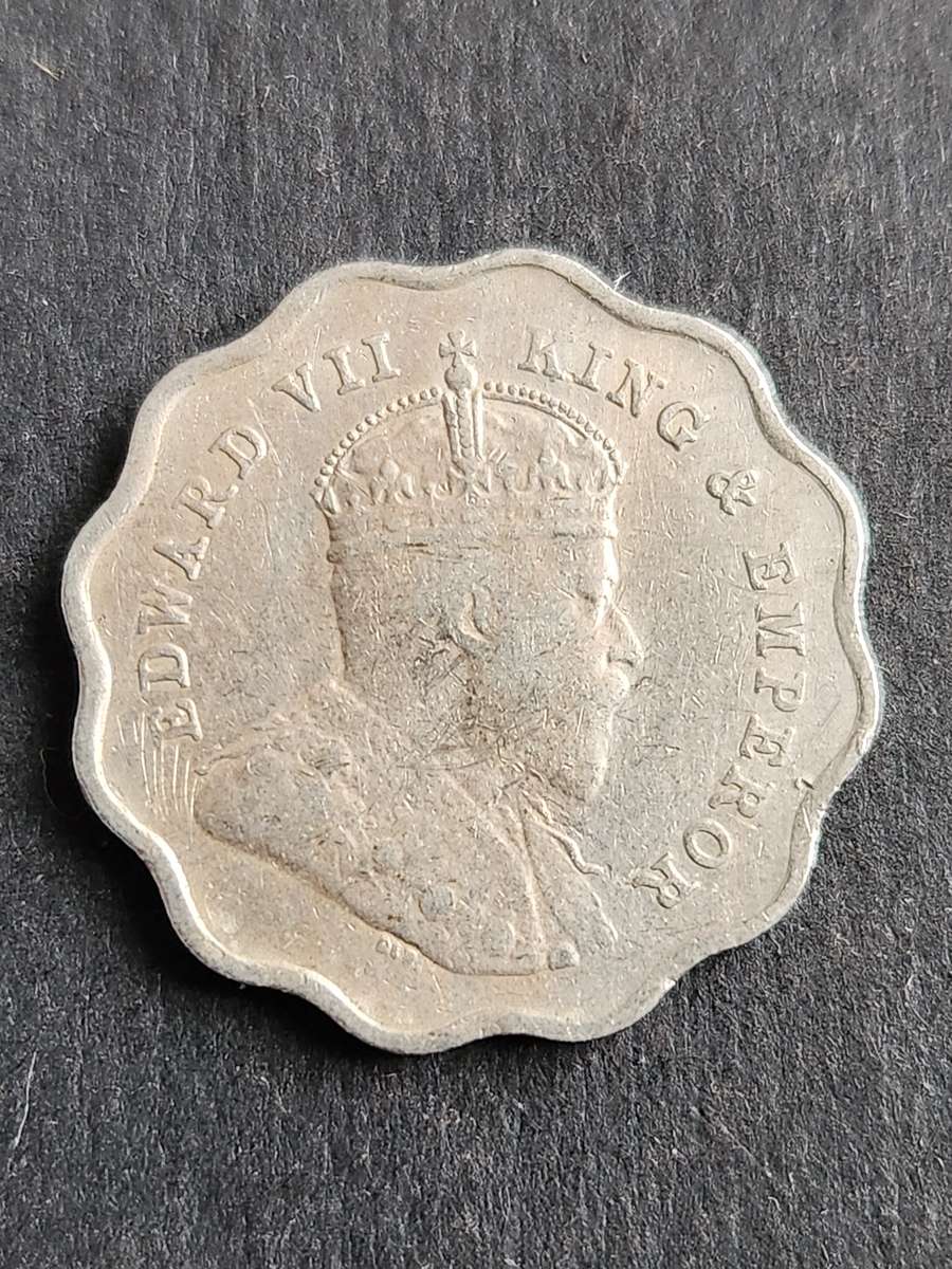 India One Anna 1908 - as per photograph