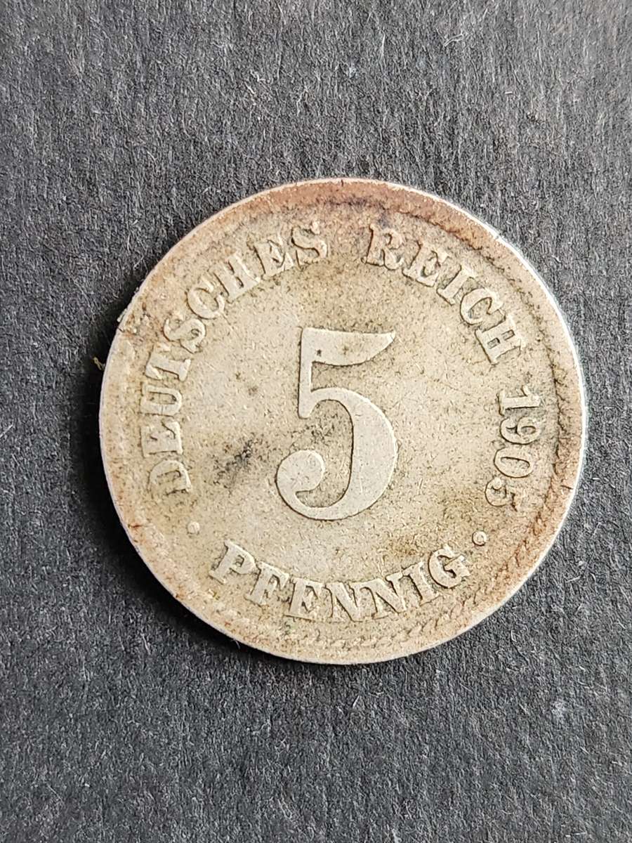 Deutsches Reich 5 Pfennig 1905 - as per photograph