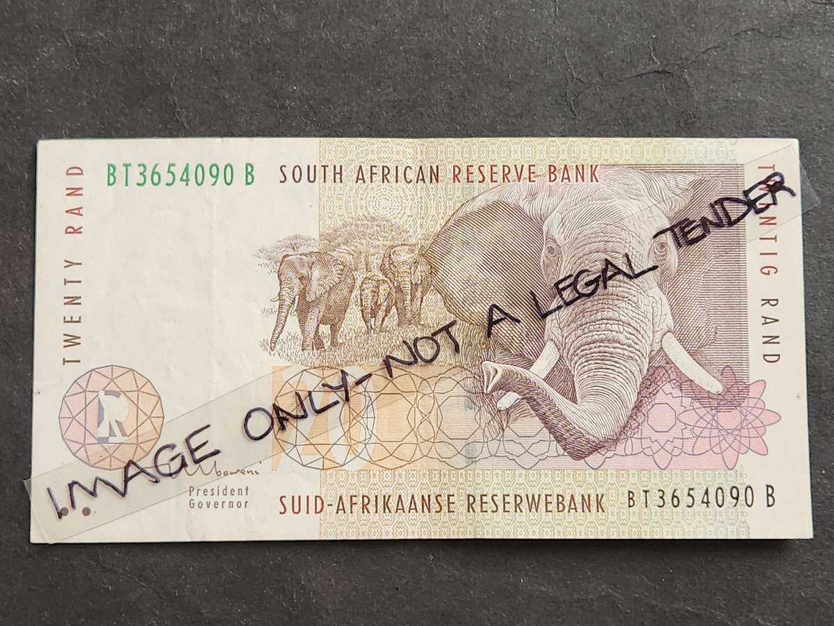 TT Mboweni Twenty Rand Note 1st Issue 1999 (nice condition) - as per photograph