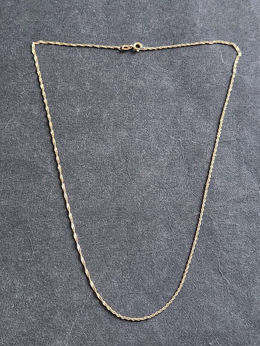 Vintage 1/20 9kt Sterling Silver Chain 1g (46 cm) - as per photograph