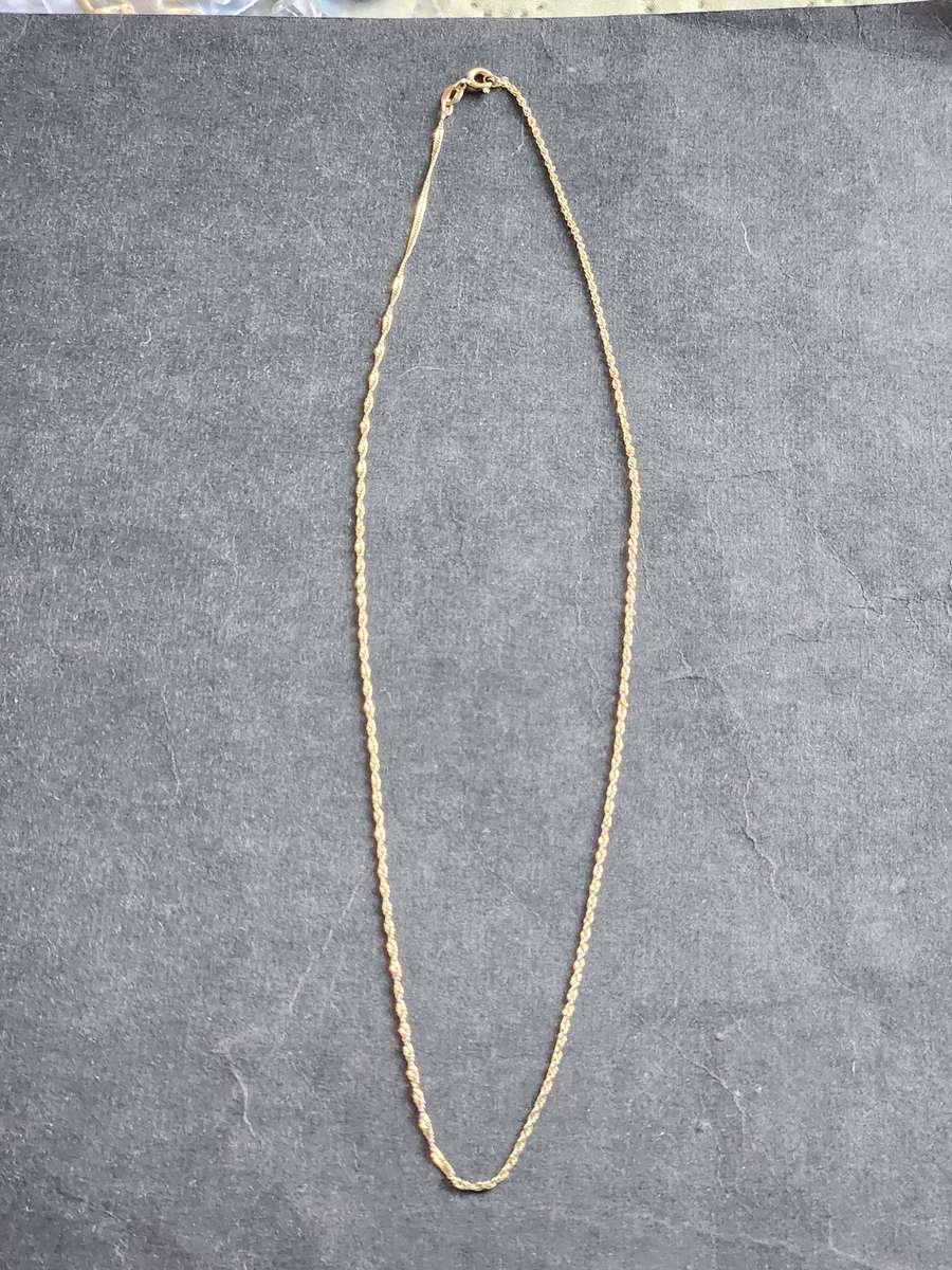 Vintage 1/20 9kt Sterling Silver Chain 1g (46 cm) - as per photograph