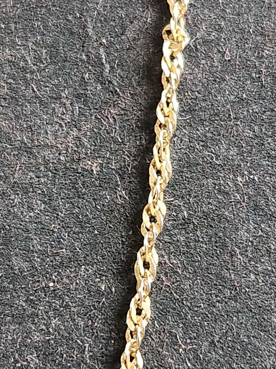 Vintage 1/20 9kt Sterling Silver Chain 1g (46 cm) - as per photograph