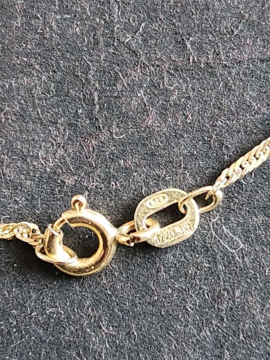 Vintage 1/20 9kt Sterling Silver Chain 1g (46 cm) - as per photograph