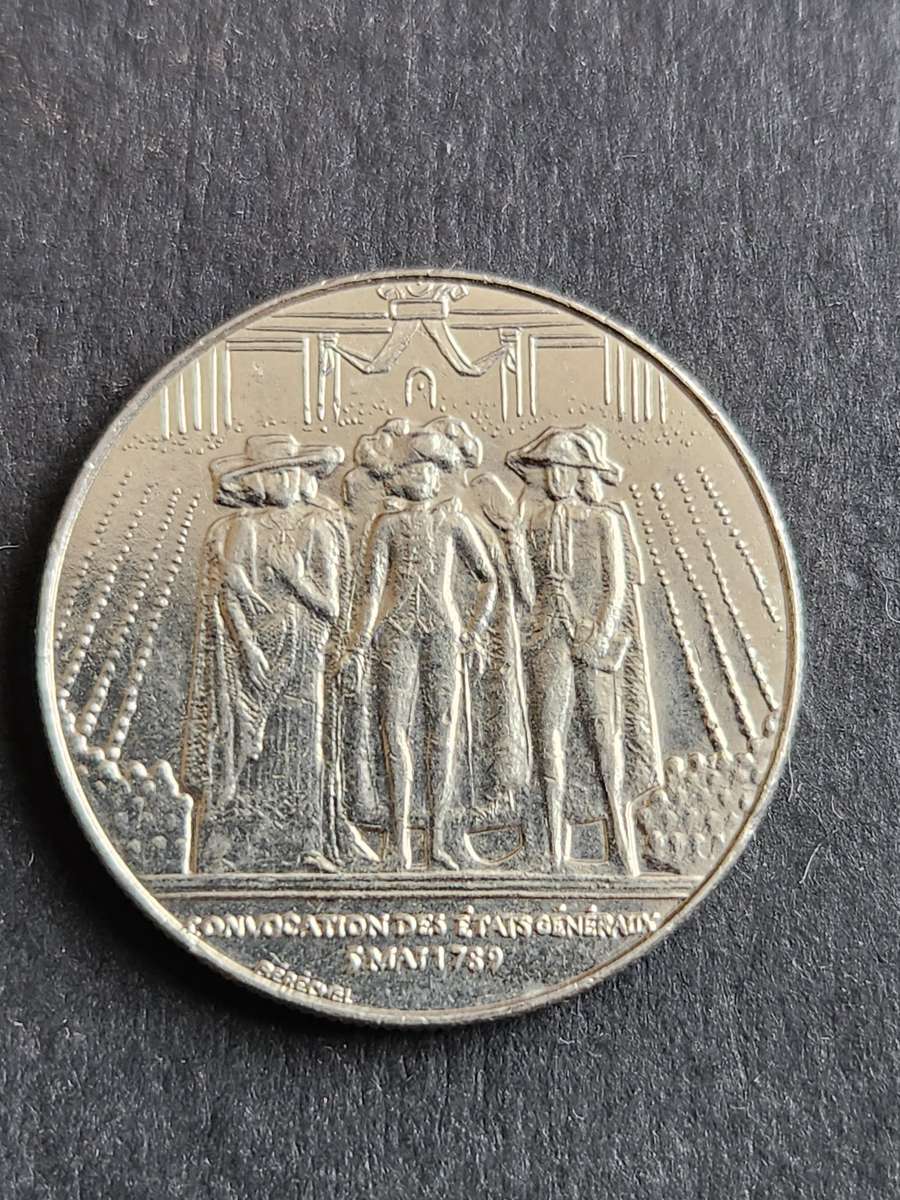 France One Franc 1989 (Estates General) - as per photograph