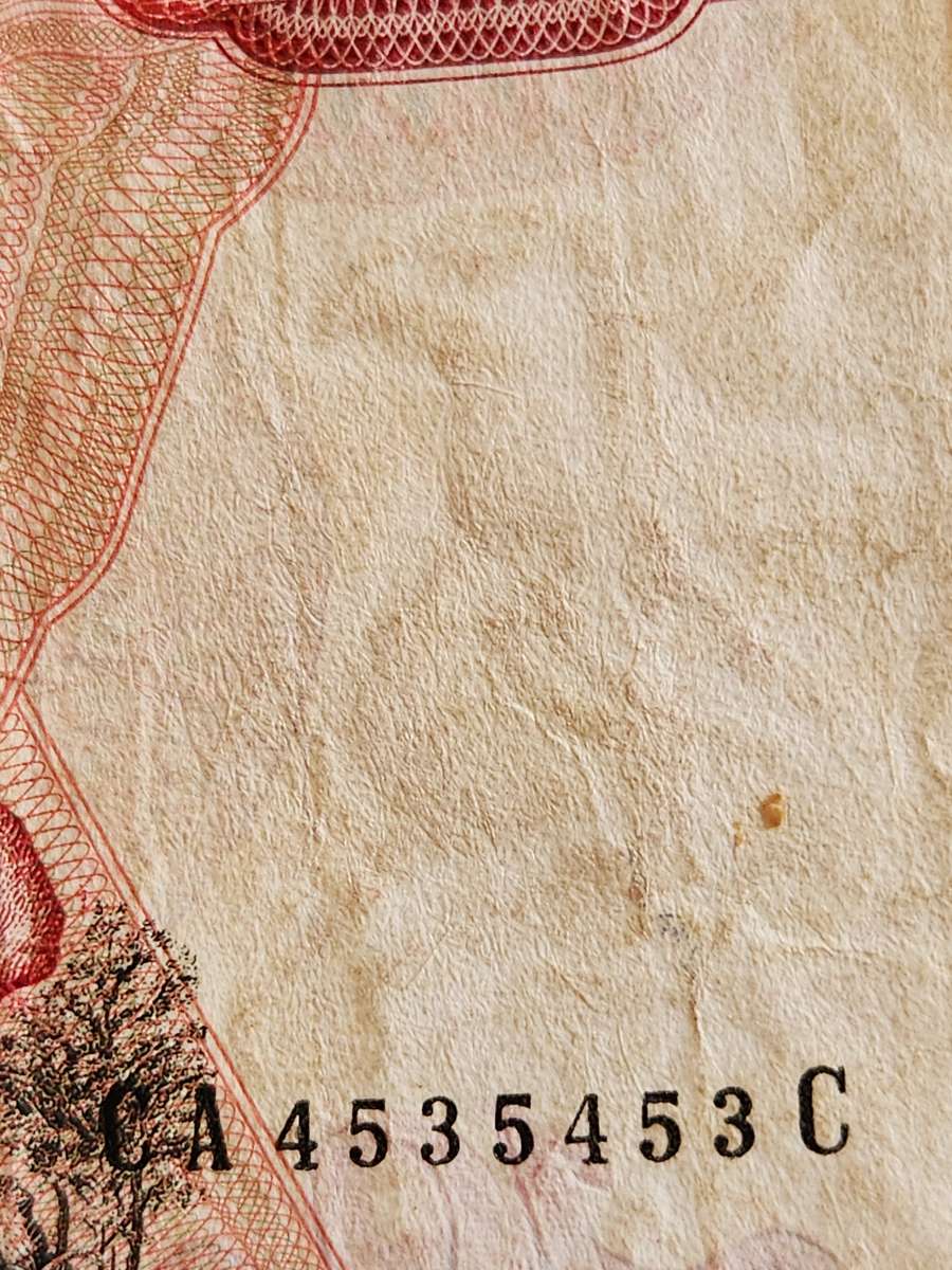 Reserve Bank of Zimbabwe 10 Dollars AA series Salisbury 1980 (Bird Watermark) - as per photograph