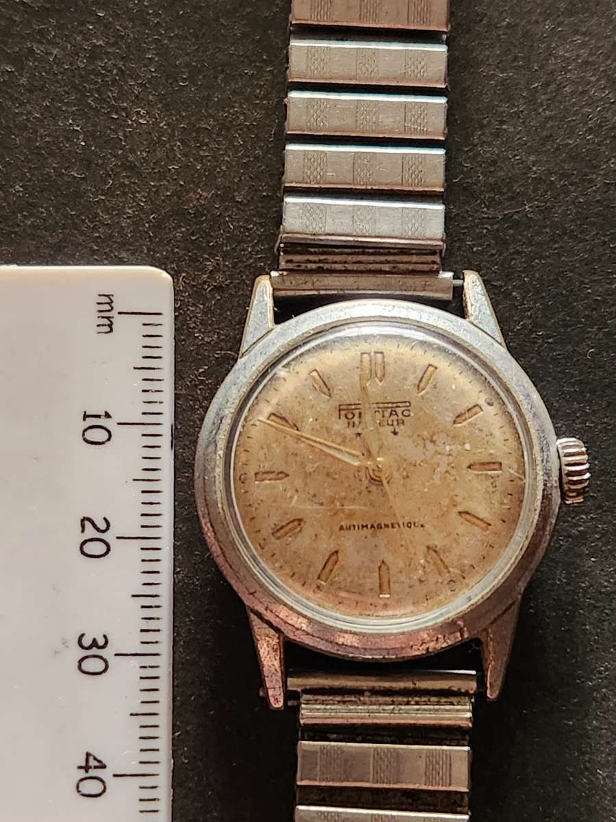 Vintage PontiacNageur Antimagnetic Men's Wrist Watch (not working) - As per photograph