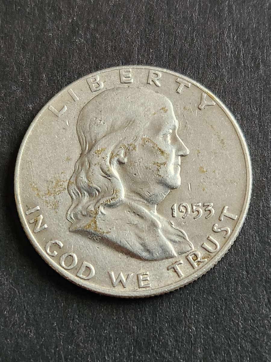 Franklin 1/2 Dollar 1953 Silver