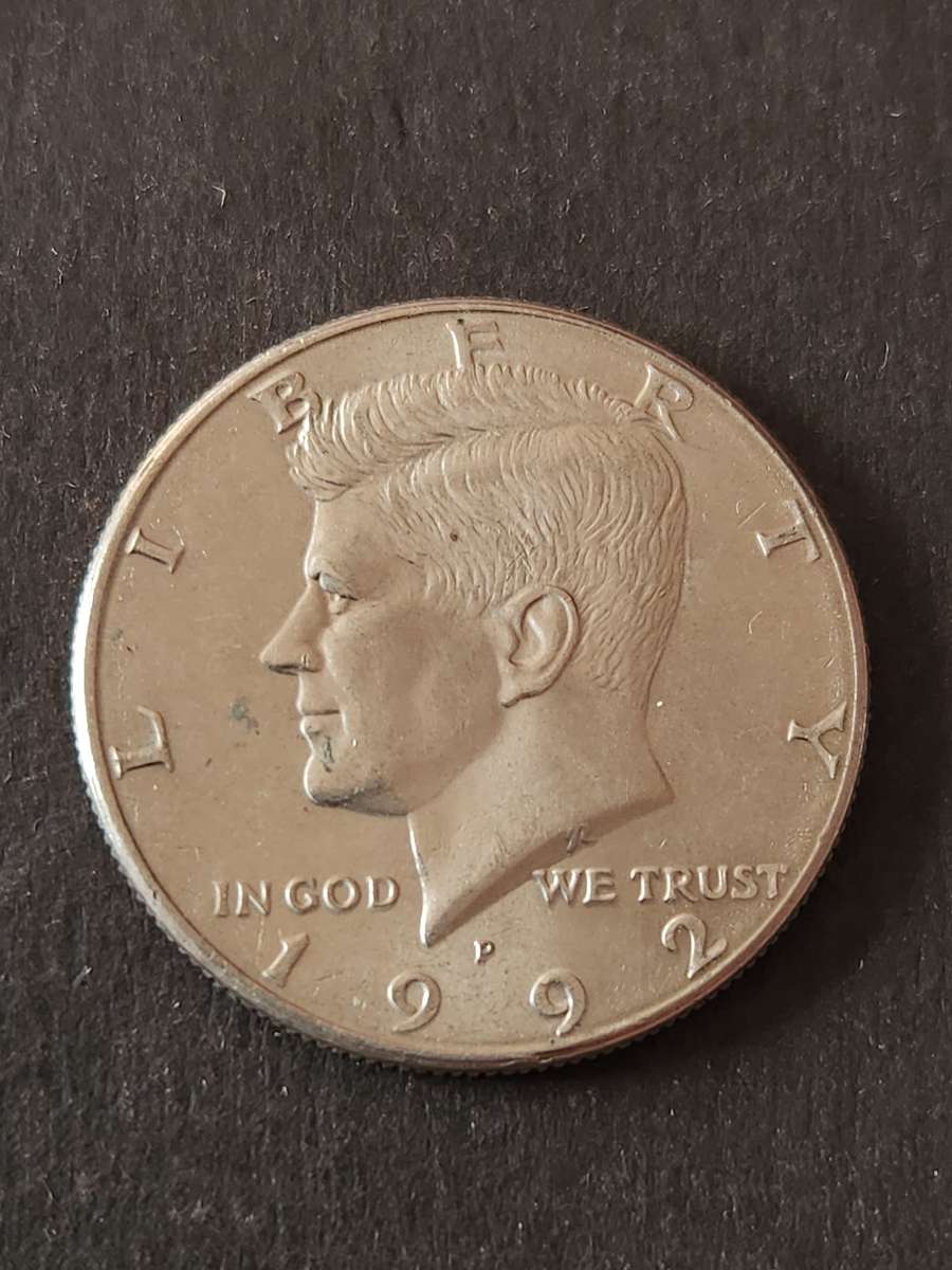 USA Kennedy 1/2 Dollar 1992P(nice condition)