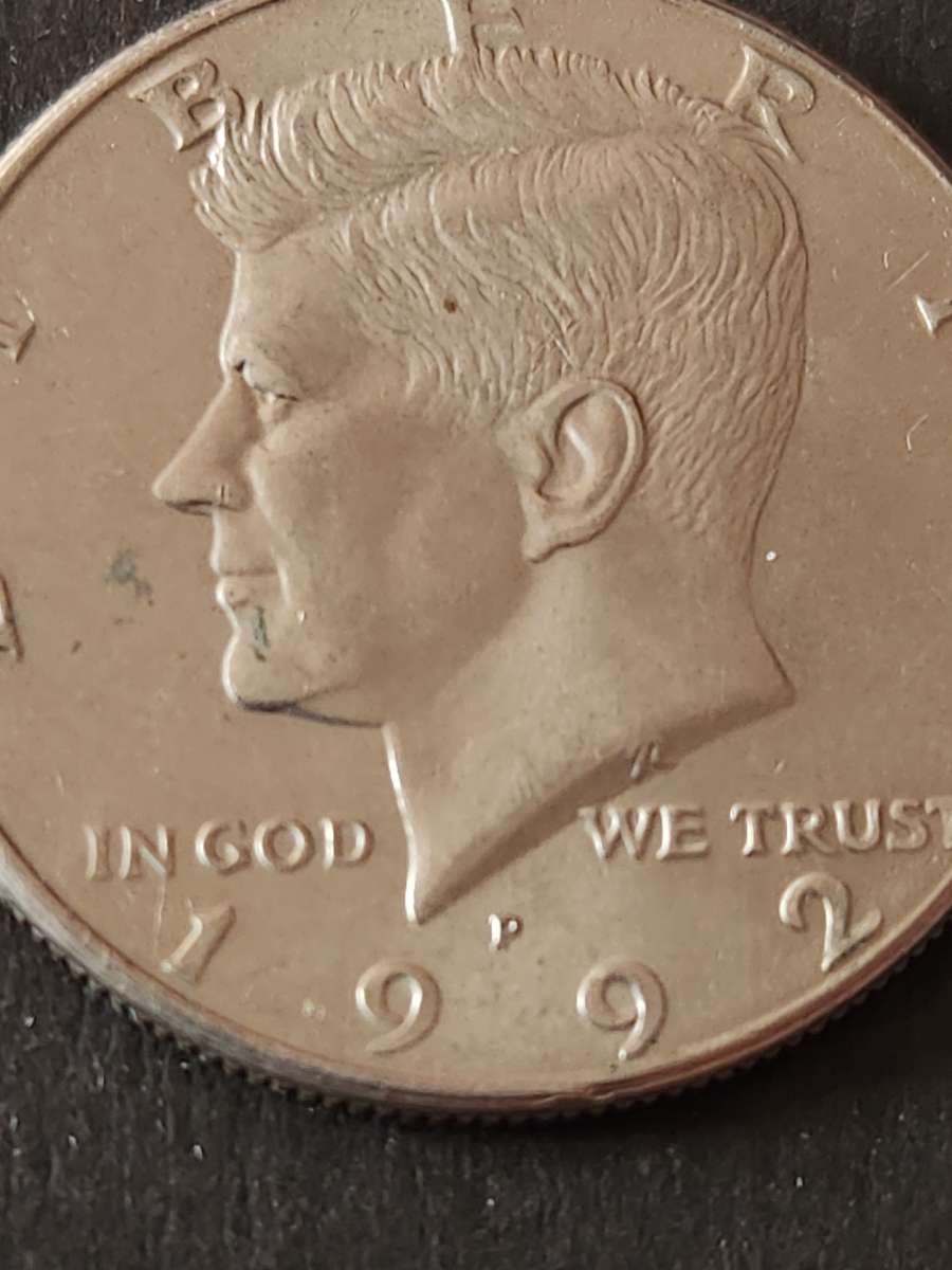 USA Kennedy 1/2 Dollar 1992P(nice condition)