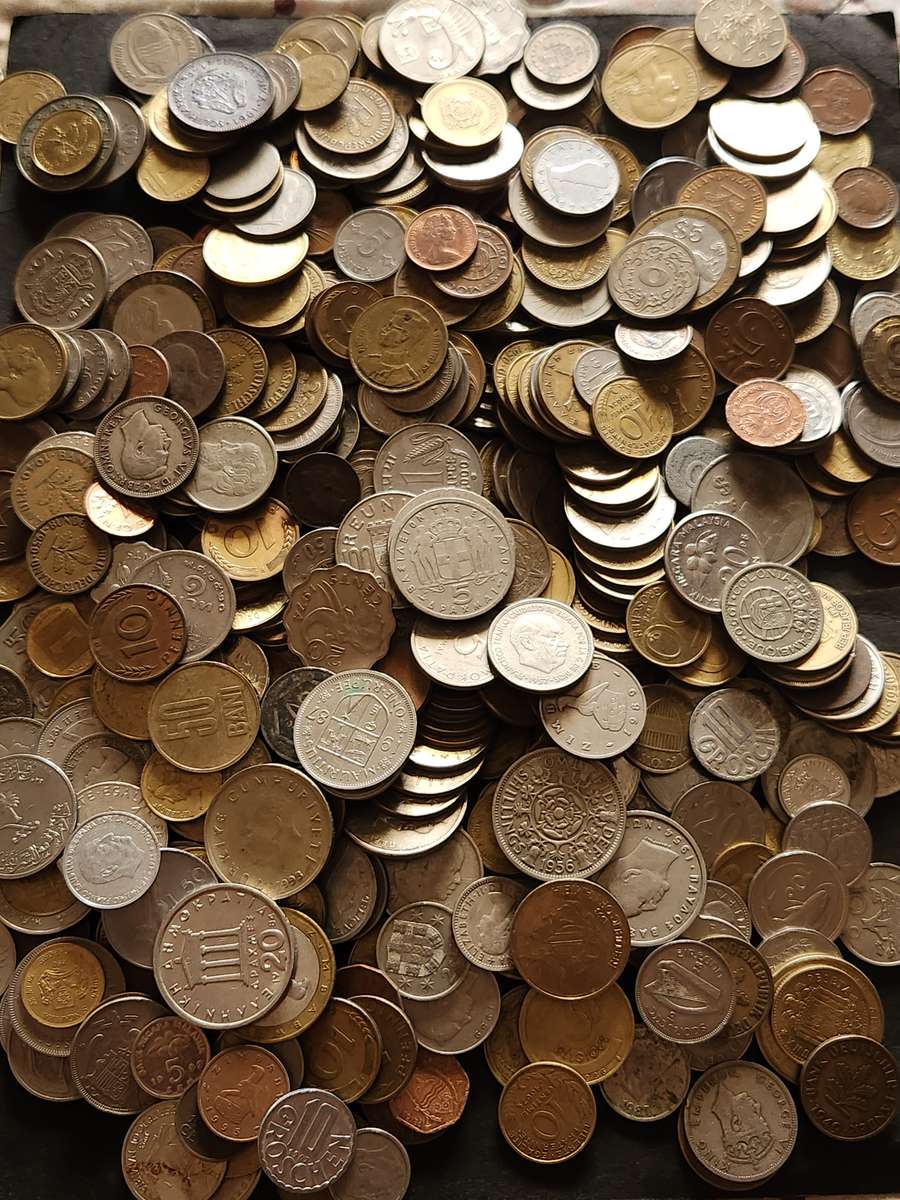 Mixed Lot of World Coins 2kg