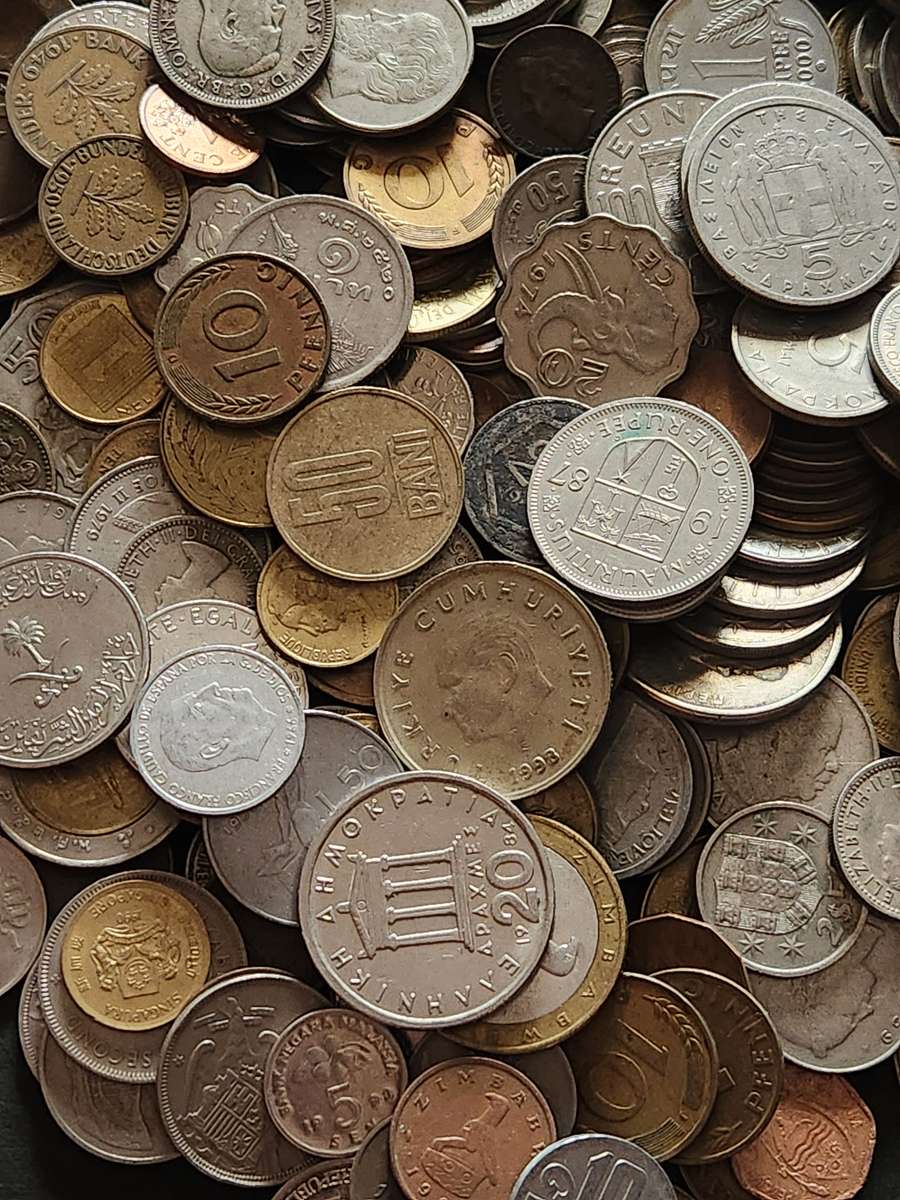 Mixed Lot of World Coins 2kg