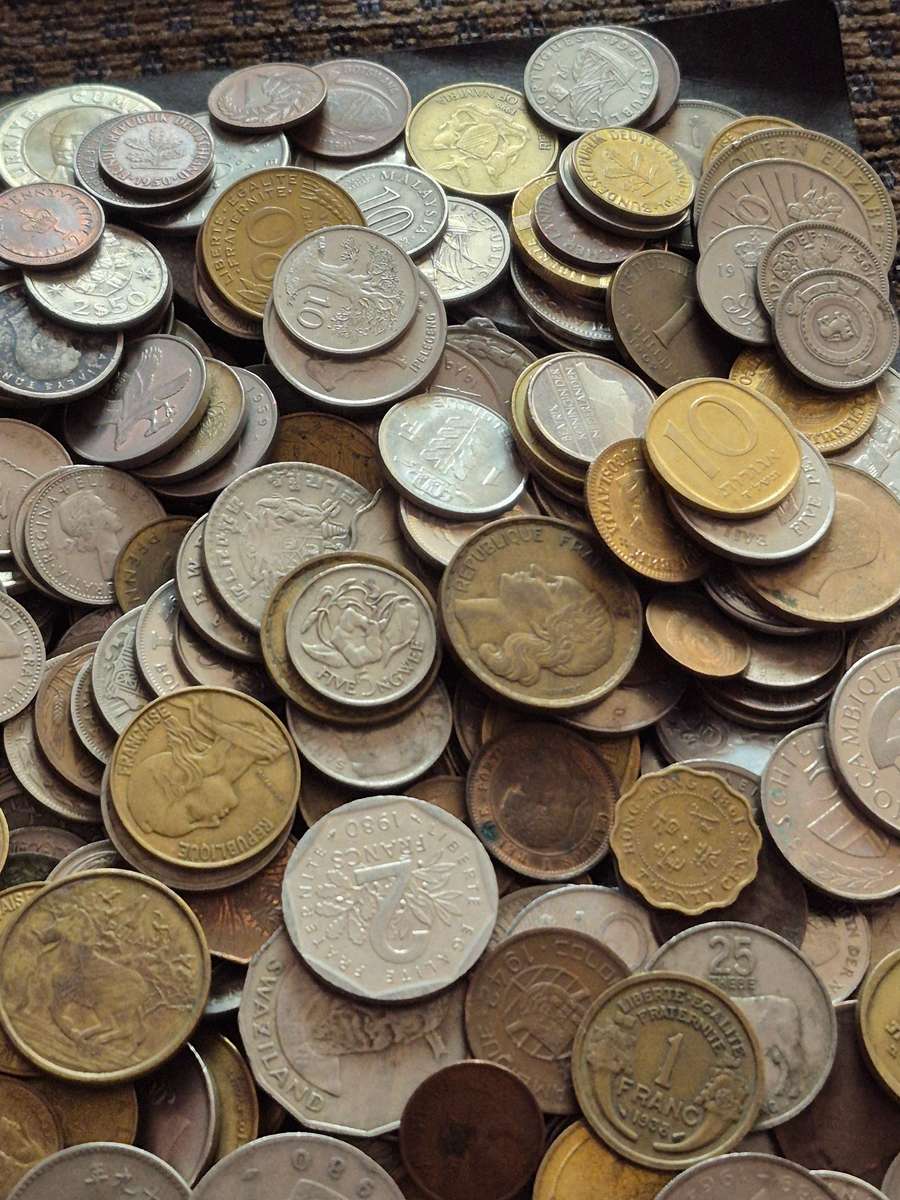 Mixed Lot of World Coins 2kg