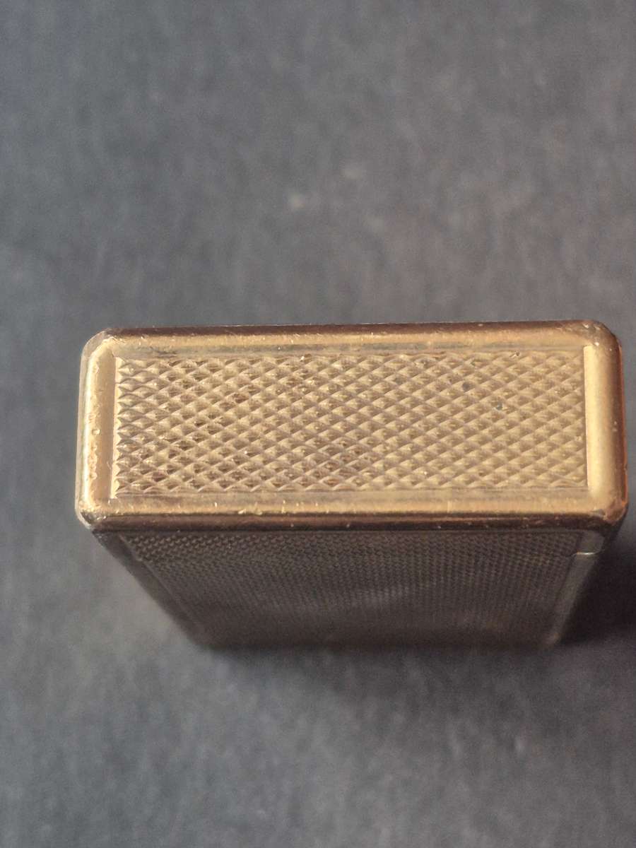 St. Dupont Lighter - made in France (large gold plated) - nice condition - needs to be gassed