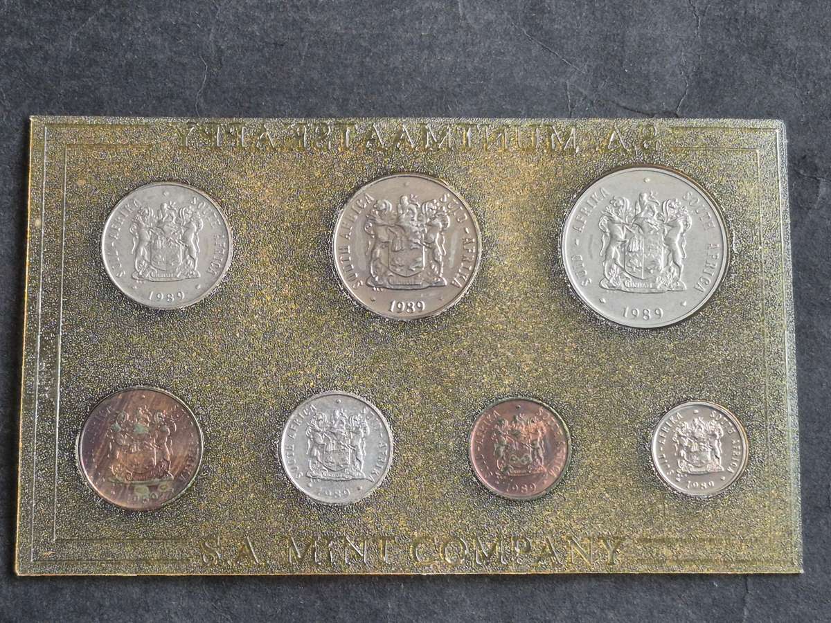 1989 SA Mint Pack (including scarce date 5 Cents)