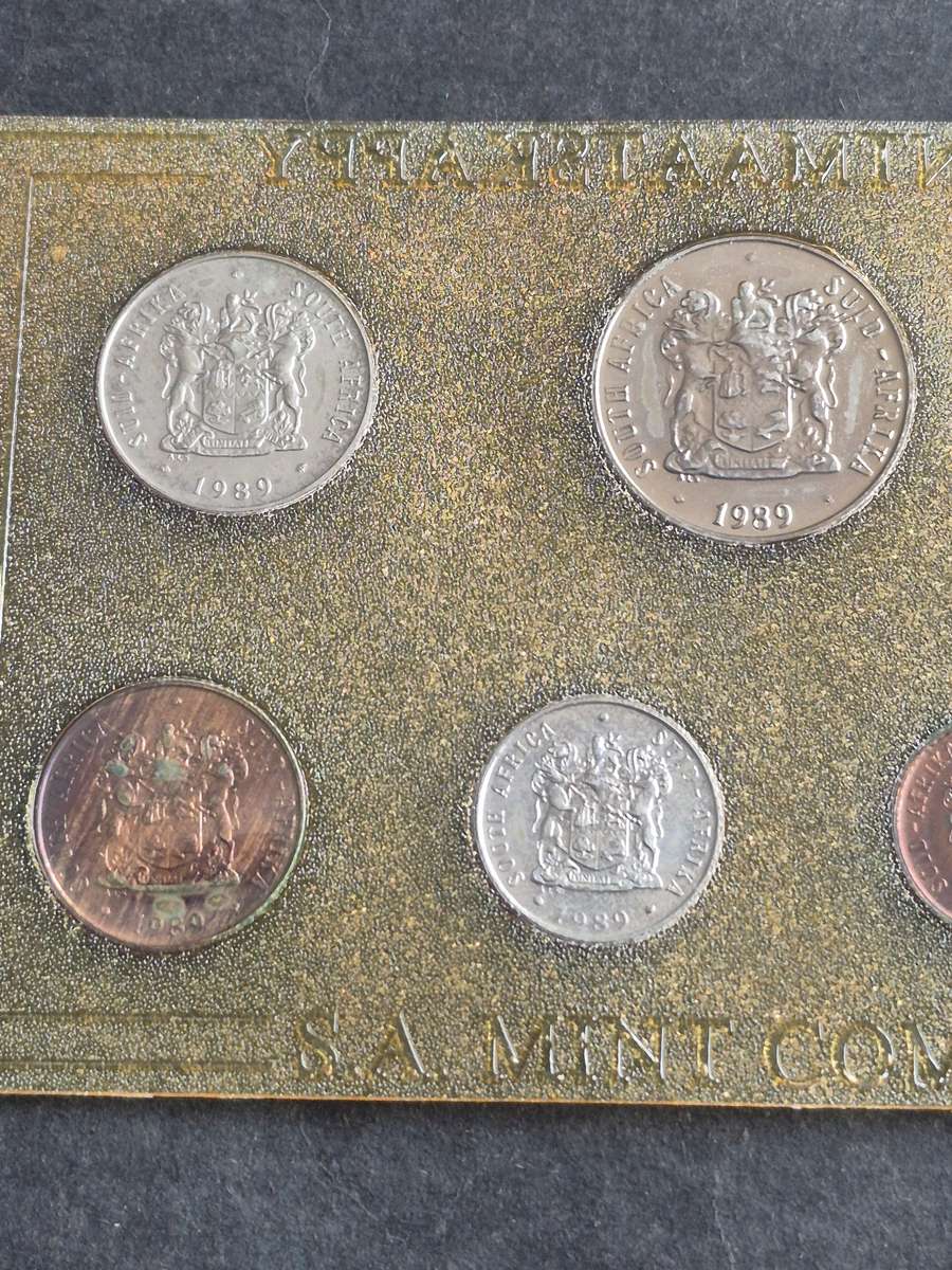 1989 SA Mint Pack (including scarce date 5 Cents)