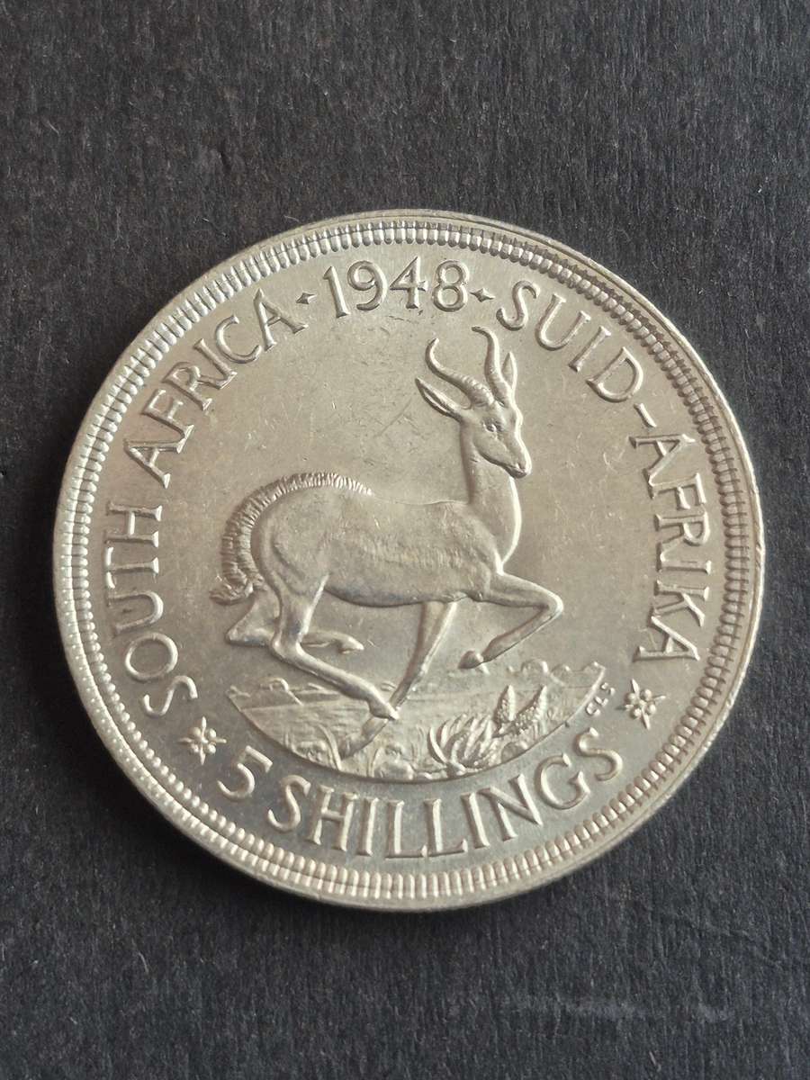 Union 5 Shillings 1948 (excellent condition)
