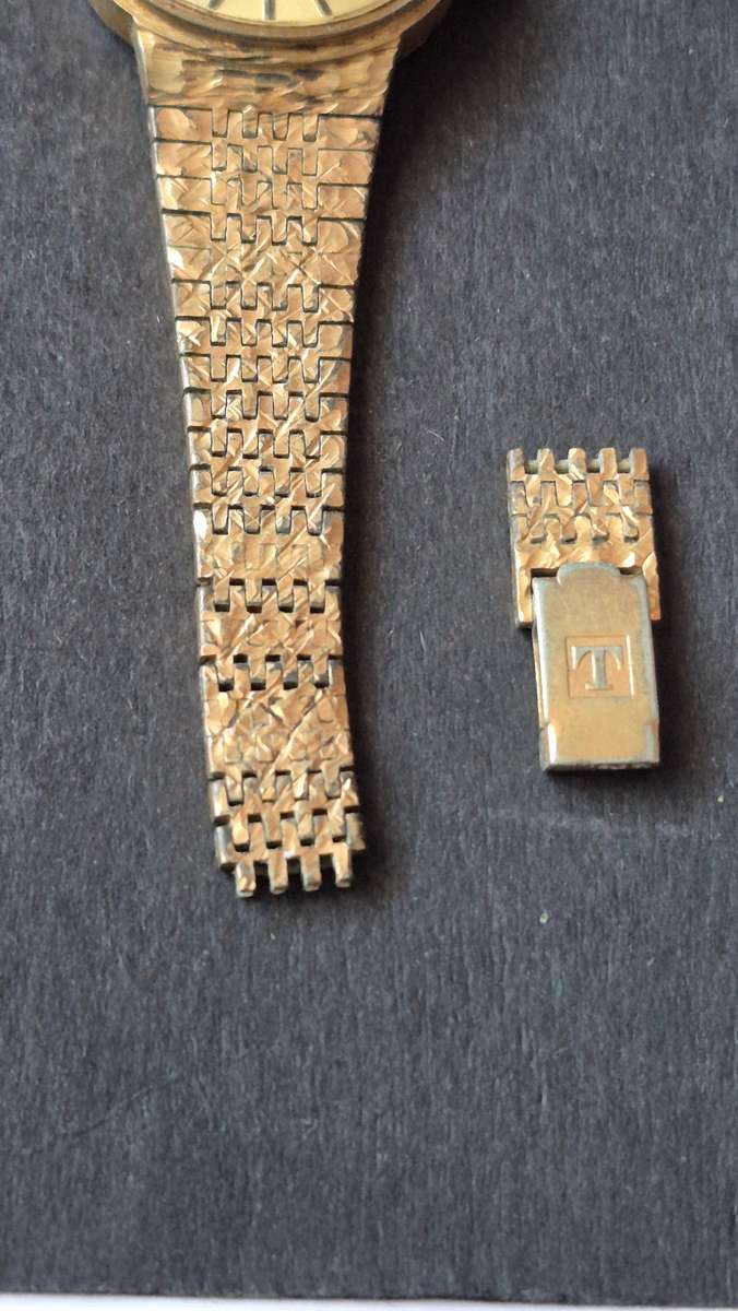 Vintage Ladies Tissot Stylist Mechanical Wrist Watch- sold as is (hand is broken)