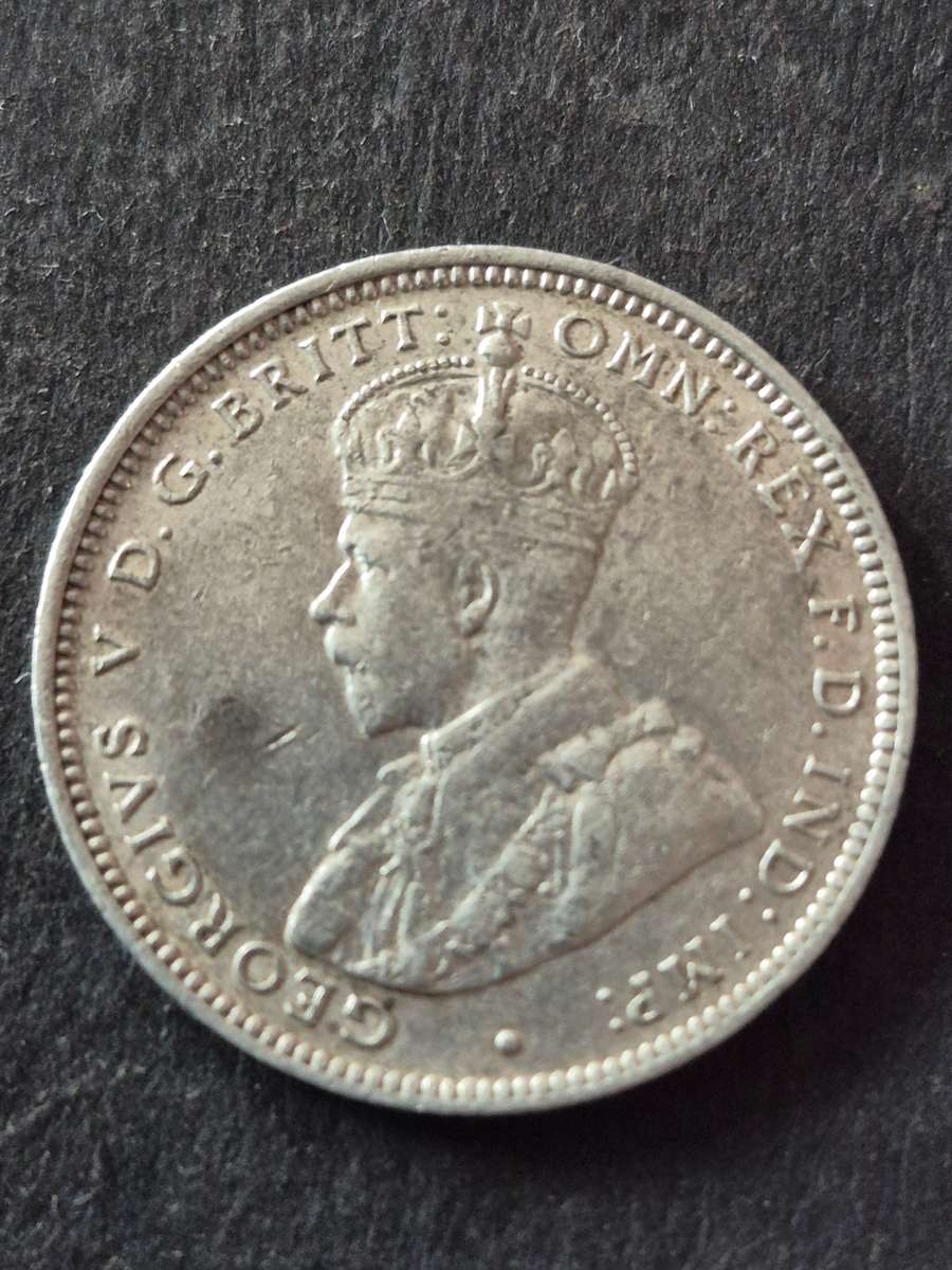 British West Africa One Shilling 1914 Silver