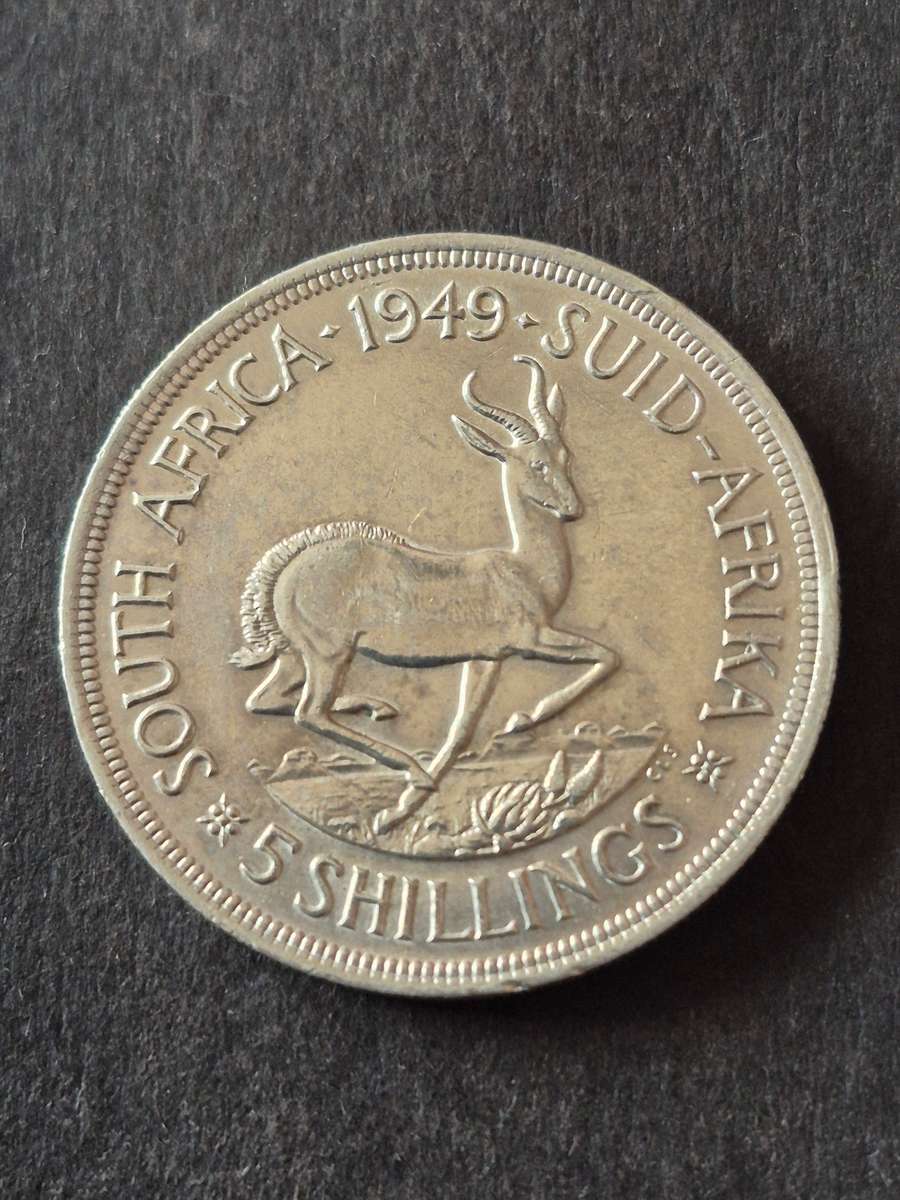 Union 5 Shillings 1949 (nice condition)