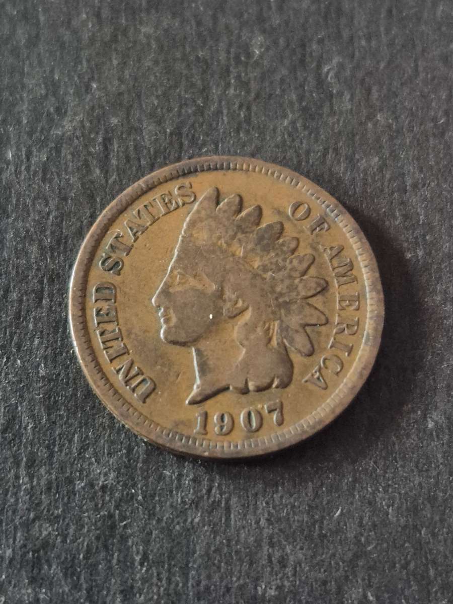 USA Indian Head 1 Cent 1907
