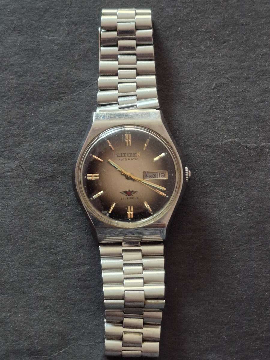Vintage Citizen Automatic 21 Jewels 7 Eagle Men's Wrist Watch (working) needs to be serviced