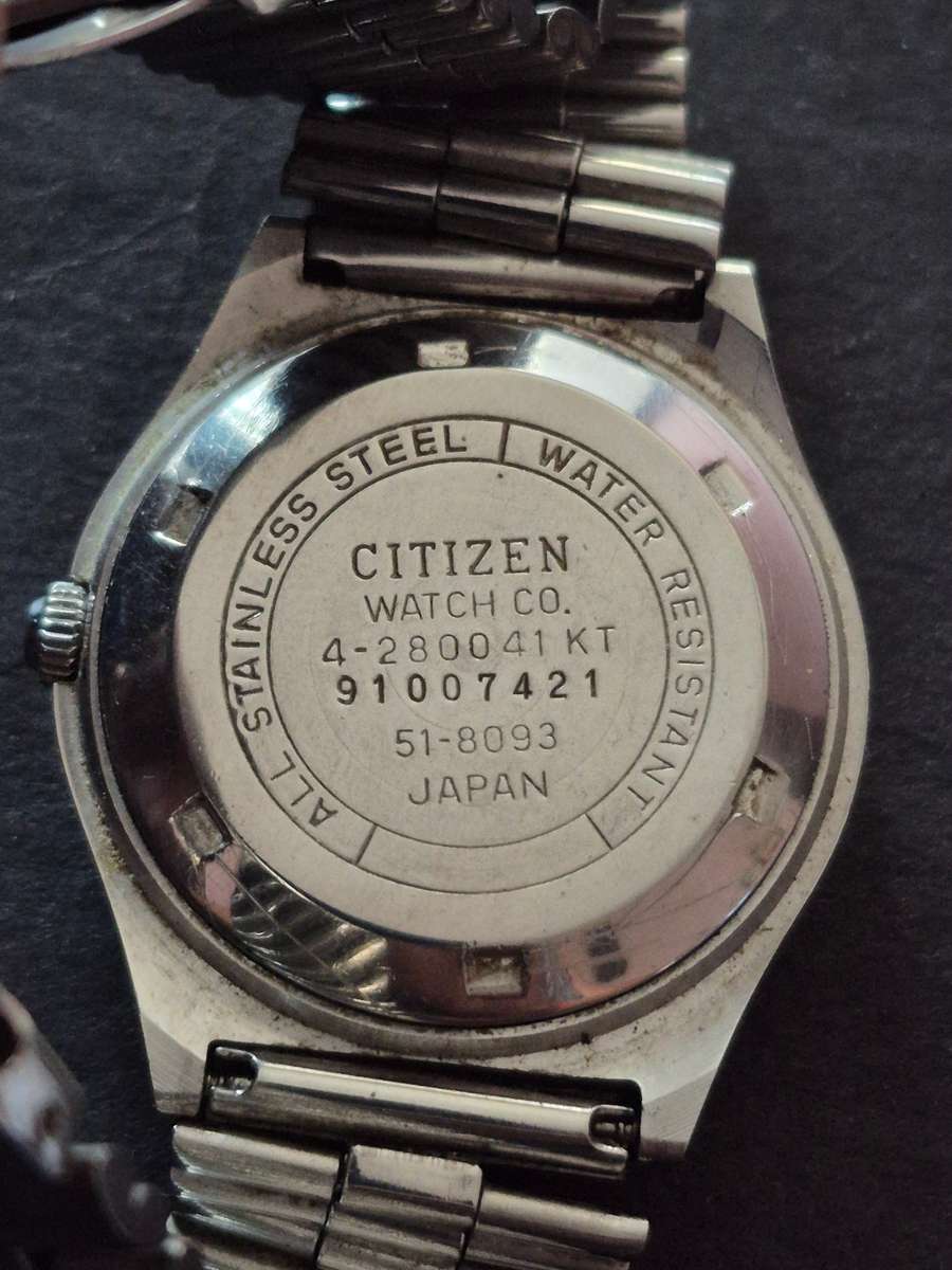 Vintage Citizen Automatic 21 Jewels 7 Eagle Men's Wrist Watch (working) needs to be serviced