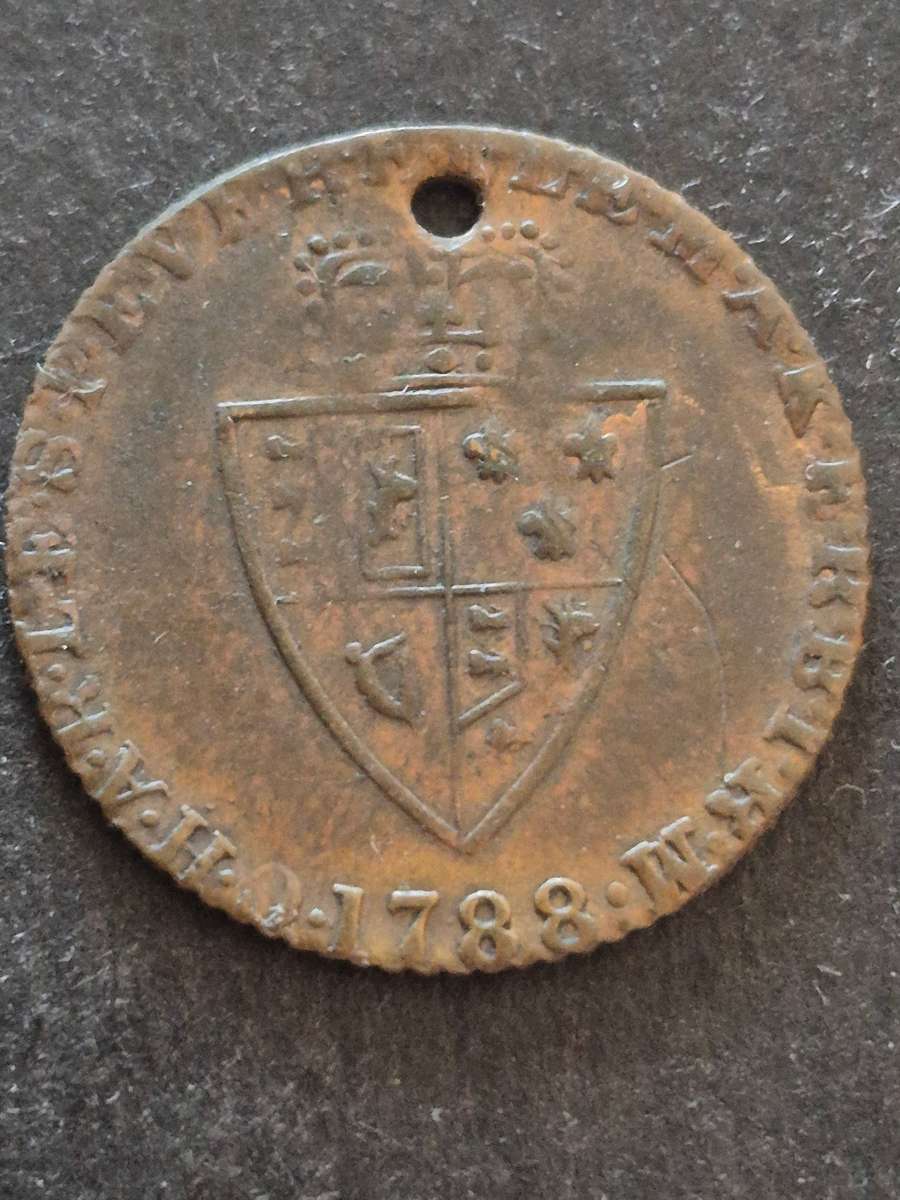 George 3rd Token 1/2 Guinea (scarce) 1788