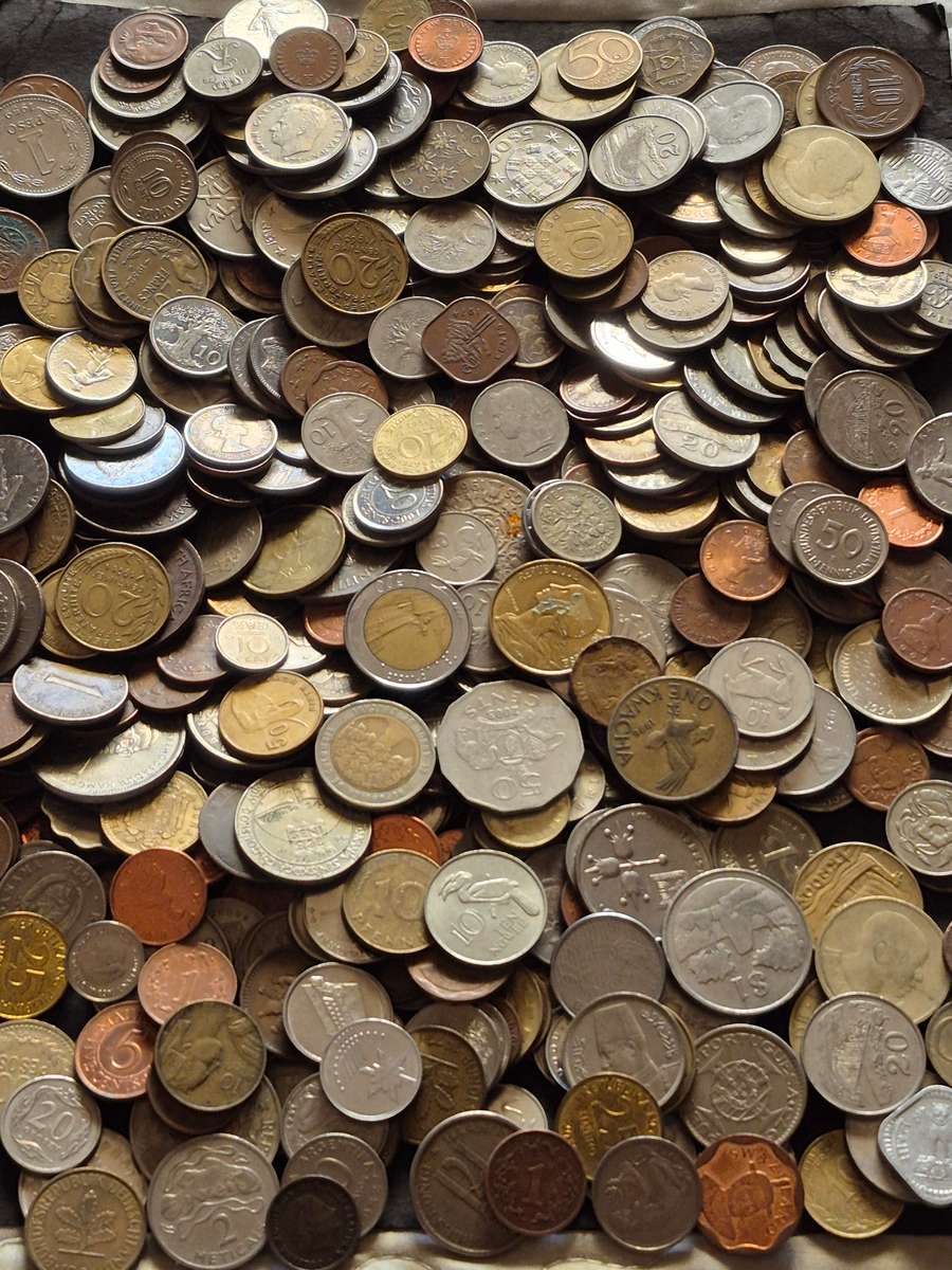 Mixed Lot of World Coins 2kg