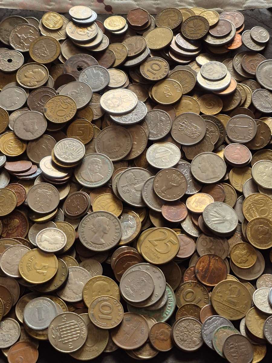 Mixed Lot of World Coins 2kg