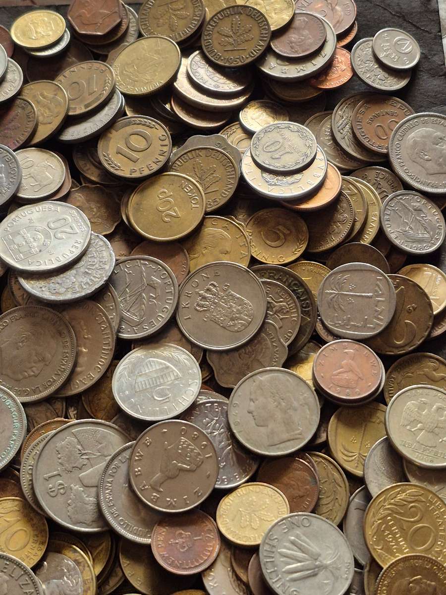 Mixed Lot of World Coins 2kg