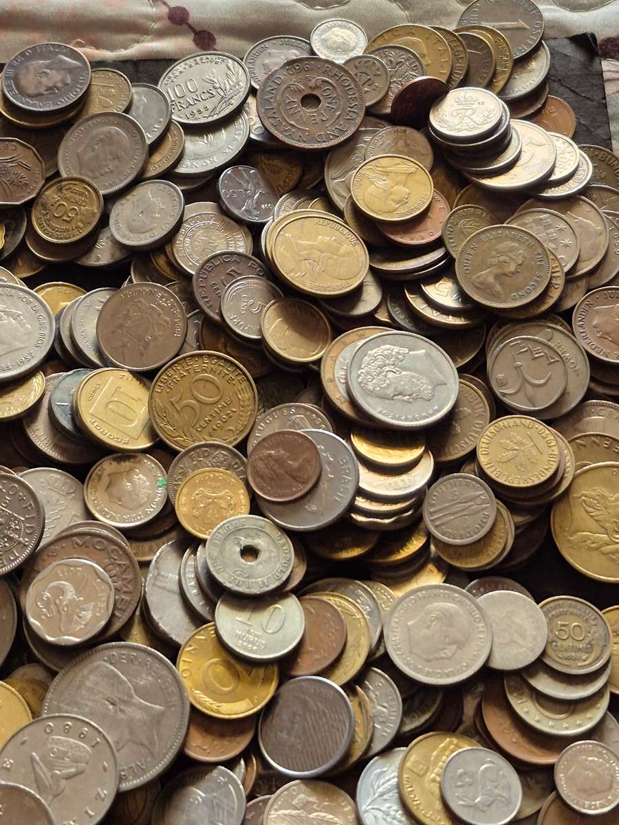 Mixed Lot of World Coins 2kg