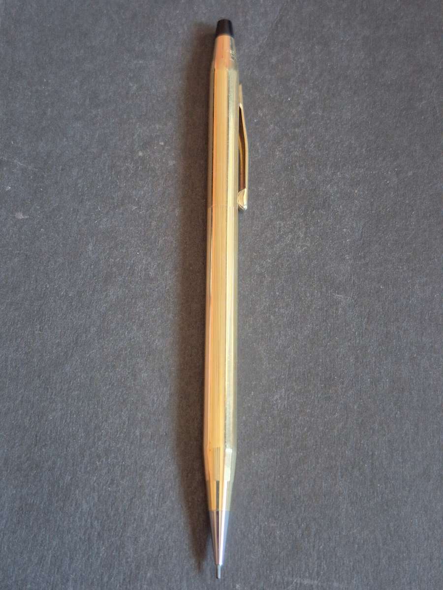 Vintage Cross Pencil 1/20 12kt Rolled Gold - engraved - nice condition