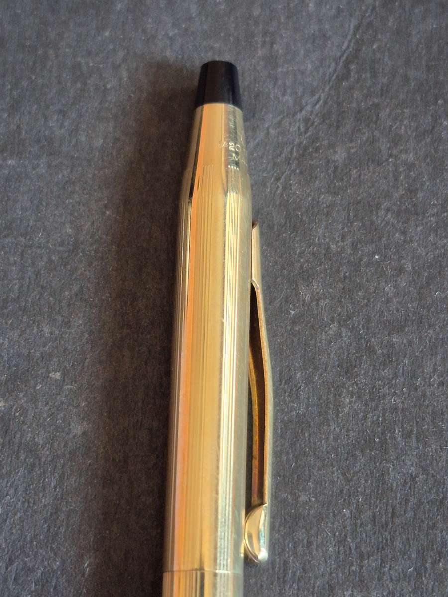 Vintage Cross Pencil 1/20 12kt Rolled Gold - engraved - nice condition