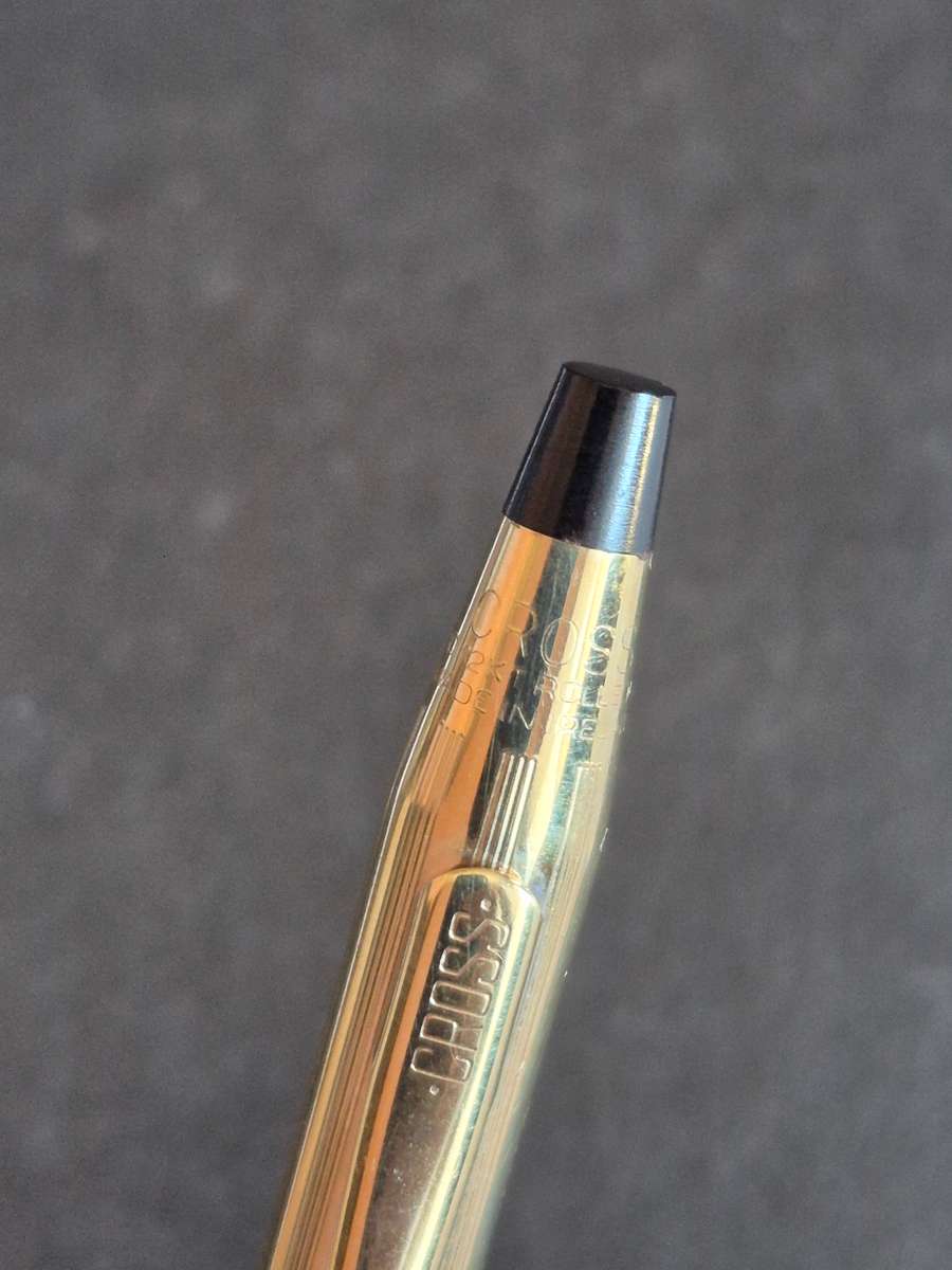 Vintage Cross Pencil 1/20 12kt Rolled Gold - engraved - nice condition