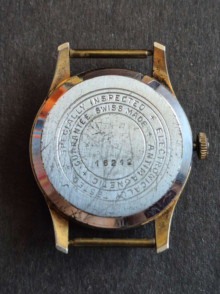Vintage Constructa Deluxe Antimagnetic Men's Wrist Watch- nice condition (not working)