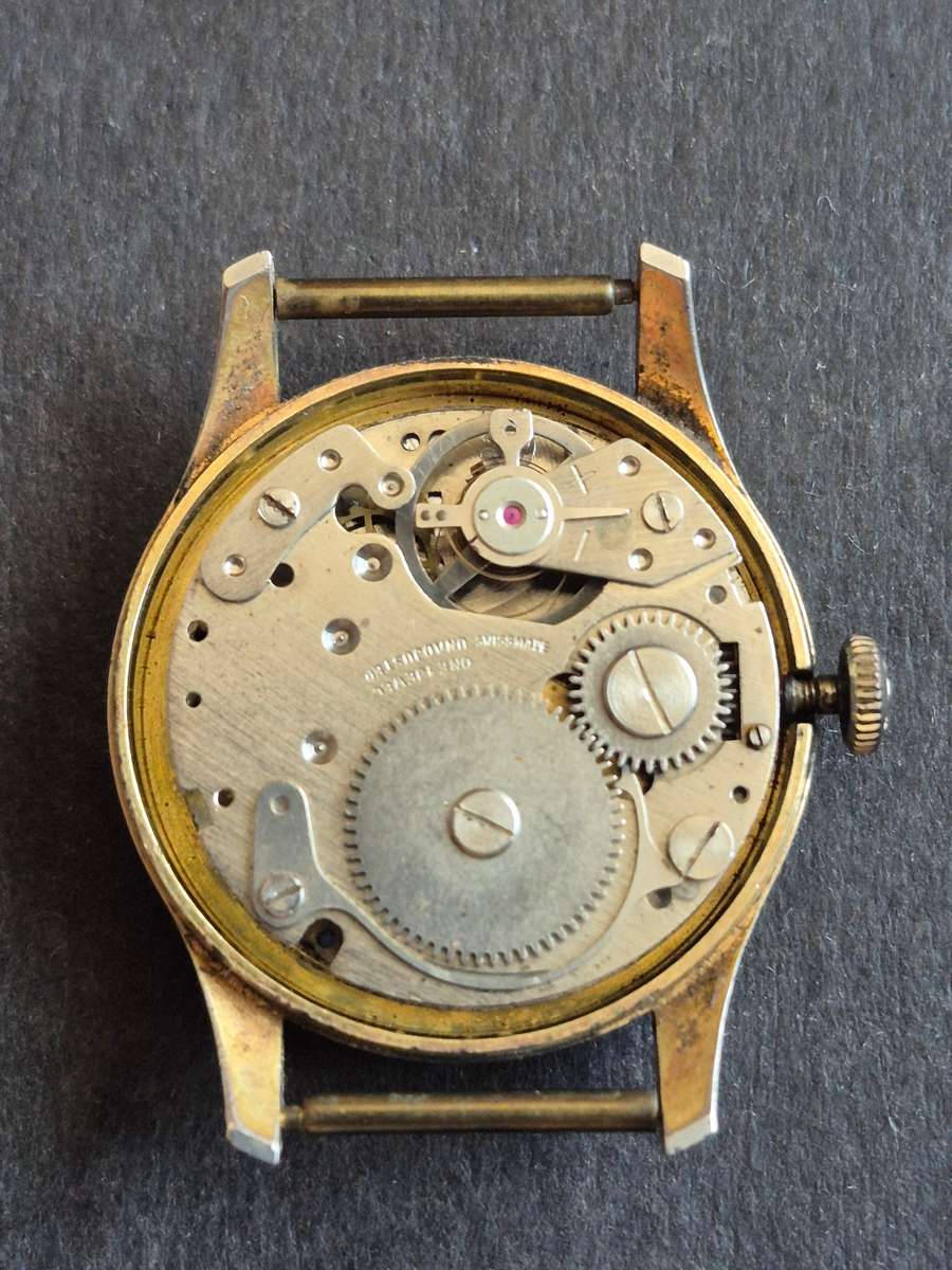 Vintage Constructa Deluxe Antimagnetic Men's Wrist Watch- nice condition (not working)